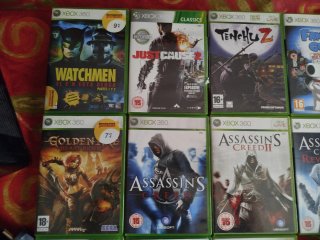 Xbox 360 Negra + 13 Juegos originales y 2 Mandos