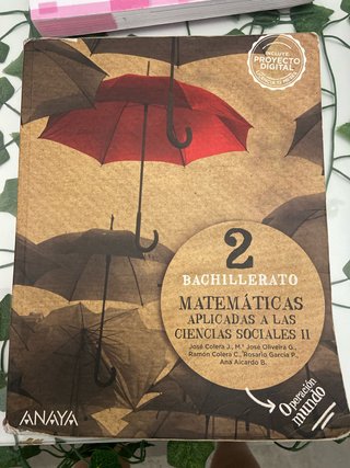 Matemáticas aplicadas a las Ciencias Sociales I...