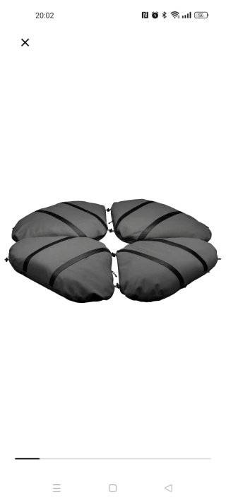 Sombrilla rectangular Ikea Svalön
