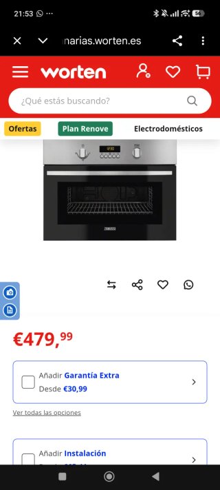 Horno Zanussi