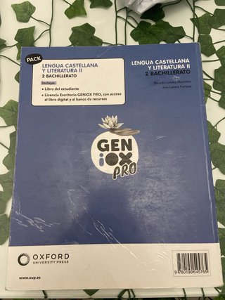 Lengua castellana y literatura II. Libro del es...