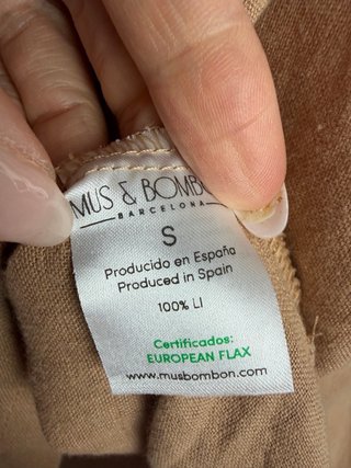 Blusa Mus & Bombon Lino Talla Única