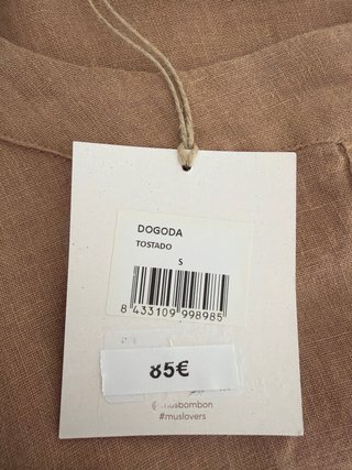 Blusa Mus & Bombon Lino Talla Única
