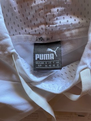 Sudadera Puma Blanca y Negra