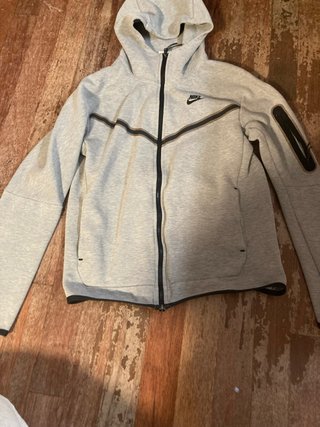 Sudadera Nike Gris con Cremallera