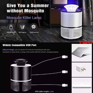Lampada Antizanzare USB LED UV Silenziosa
