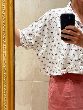 Camisa Lurdes Bergada Estampada T. S