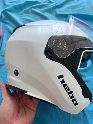 Casco Moto HEBO JET Blanco