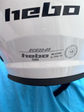 Casco Moto HEBO JET Blanco