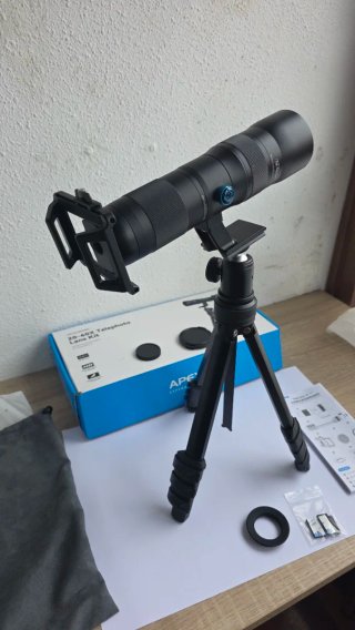 Teleobjetivo Apexel 20-60x para móvil
