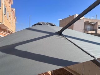Parasol Excéntrico Cuadrado 3x3M