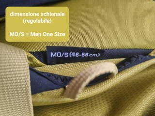 zaino da trekking Osprey giallo Downburst 26 *NEW