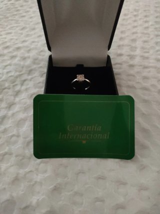 Anillo de compromiso oro Talla 5 cm diámetro