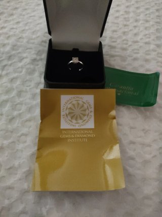 Anillo de compromiso oro Talla 5 cm diámetro