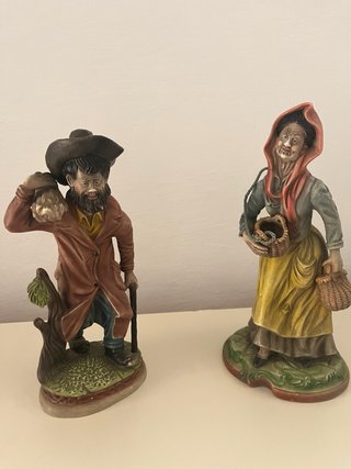 Pareja Figuras Cerámica
