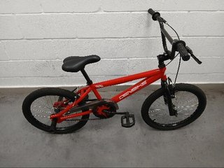 Bicicleta BMX Wipe 500 Niños 7-9 Años Rojo 18"