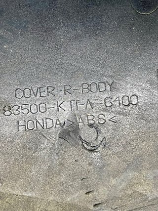 Tapa Lateral Derecha Honda SH 125/150i Blanca