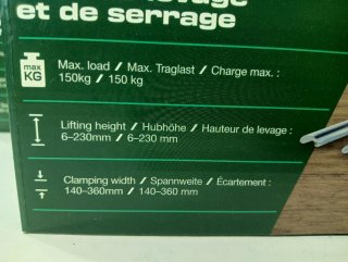 2x Elevadores  PARKSIDE para Cargas 300Kg