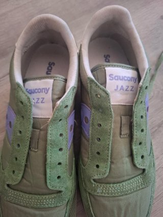 Deportivas Saucony Jazz Verde y Lila