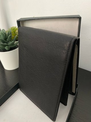 Billetera VACCARO Piel Negro Tarjetero 11x10