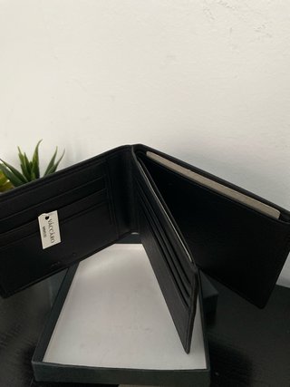 Billetera VACCARO Piel Negro Tarjetero 11x10