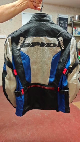 Chaqueta Moto RST Negra/Blanca/Azul