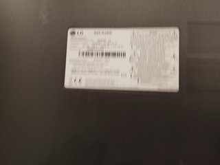 Televisor LG Negro (sin mando)