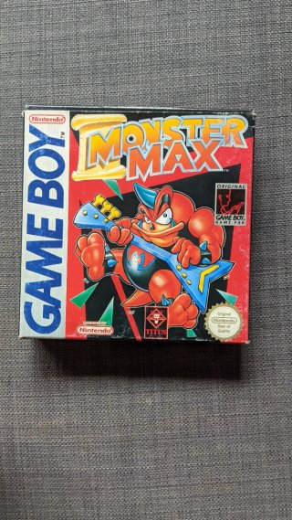 Monster Max Game Boy PAL Europa