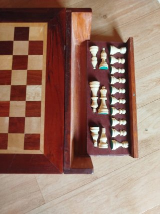 Tablero de ajedrez de madera