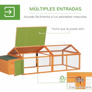 Gallinero Exterior Madera Grande 4-8 Gallinas