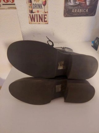 Botas de cuero mujer marrones