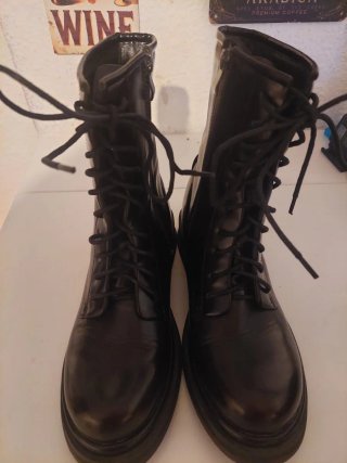 Botas de cuero mujer marrones