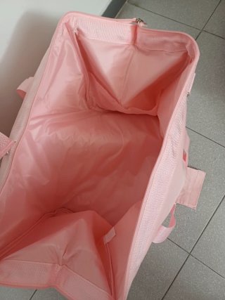 Bolsa de viaje deporte grande rosa nueva