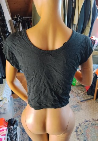Blusa Nera con perle VivaMaglia