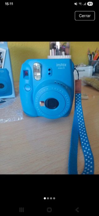Cámara Fujifilm Instax Mini 9 Azul Cobalto