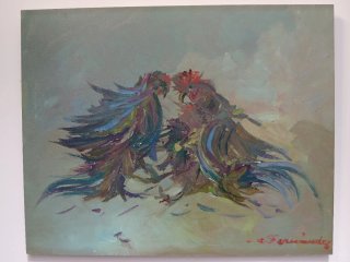 Acrilico, pintor gallego, Antonio Fernandez Lopez.