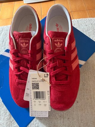 Adidas Gazelle Lo Pro W Zapatilla Roja Talla 37.5
