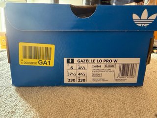 Adidas Gazelle Lo Pro W Zapatilla Roja Talla 37.5