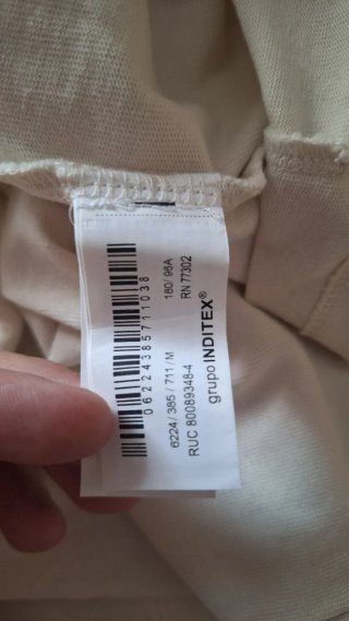 Zara Oversize Polo Vintage Beige
