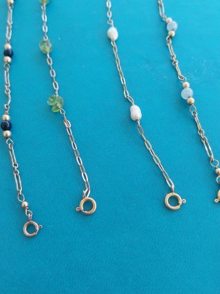 Lote 4 pulseras gold filled