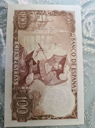 9 Banconote 100 Pesetas Spagna 1965