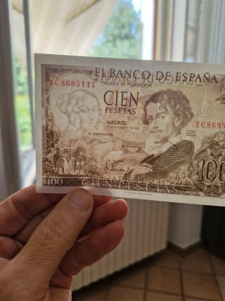 9 Banconote 100 Pesetas Spagna 1965