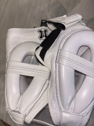 Casco Boxeo Leone L/XL Blanco