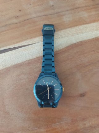 Reloj Lotus Acero Azul Marino Hombre