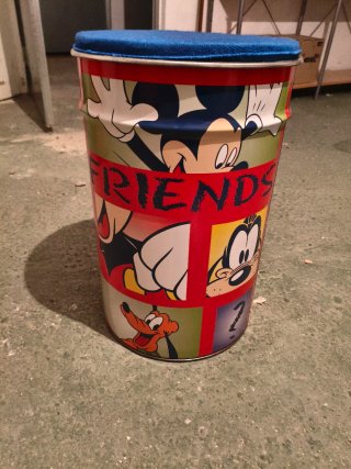 Papelera/Recipiente Disney Metal