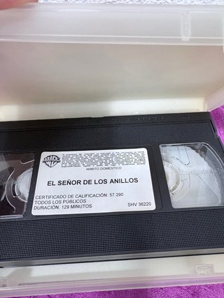 VHS El Señor de los Anillos (Animada)