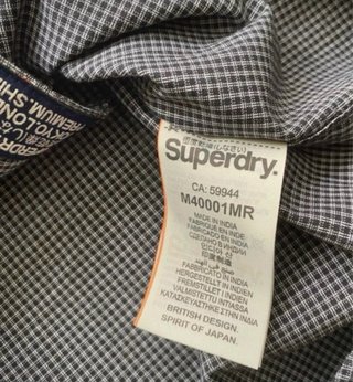 Camisa manga larga de hombre de Superdry (S)