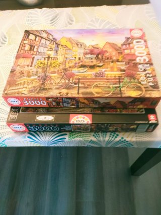 Lote 2 Puzzles Educa 3000 Piezas