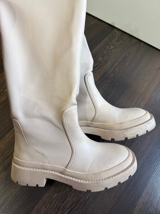 Botas altas beige Talla 39