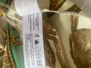 Pareo Pashmina Beige y Dorado